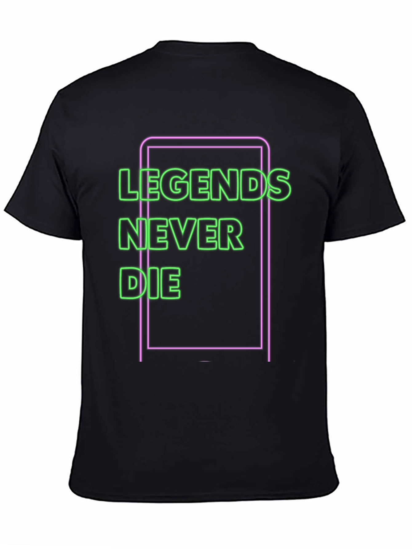 Legends Never Die Neon Graphic T-Shirt