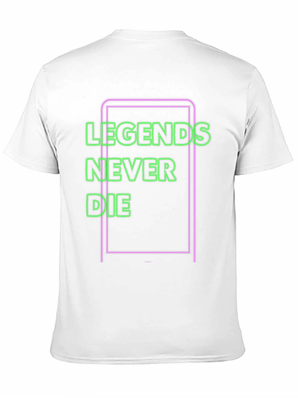 Legends Never Die Neon Graphic T-Shirt
