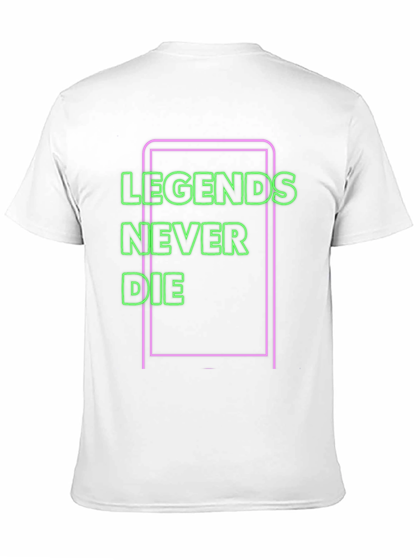 Legends Never Die Neon Graphic T-Shirt