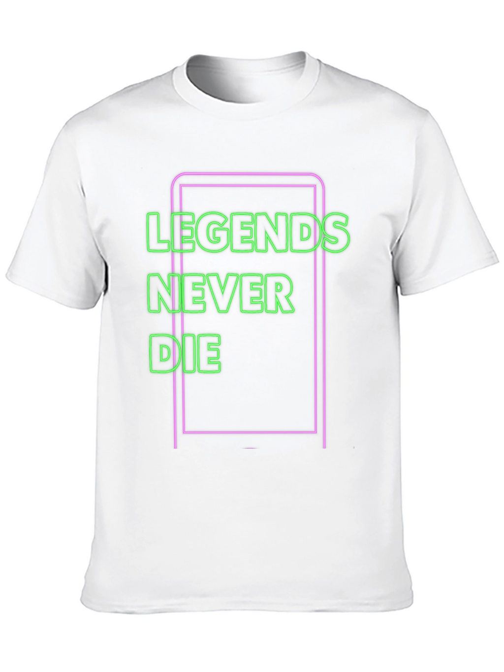 Legends Never Die Neon Graphic T-Shirt
