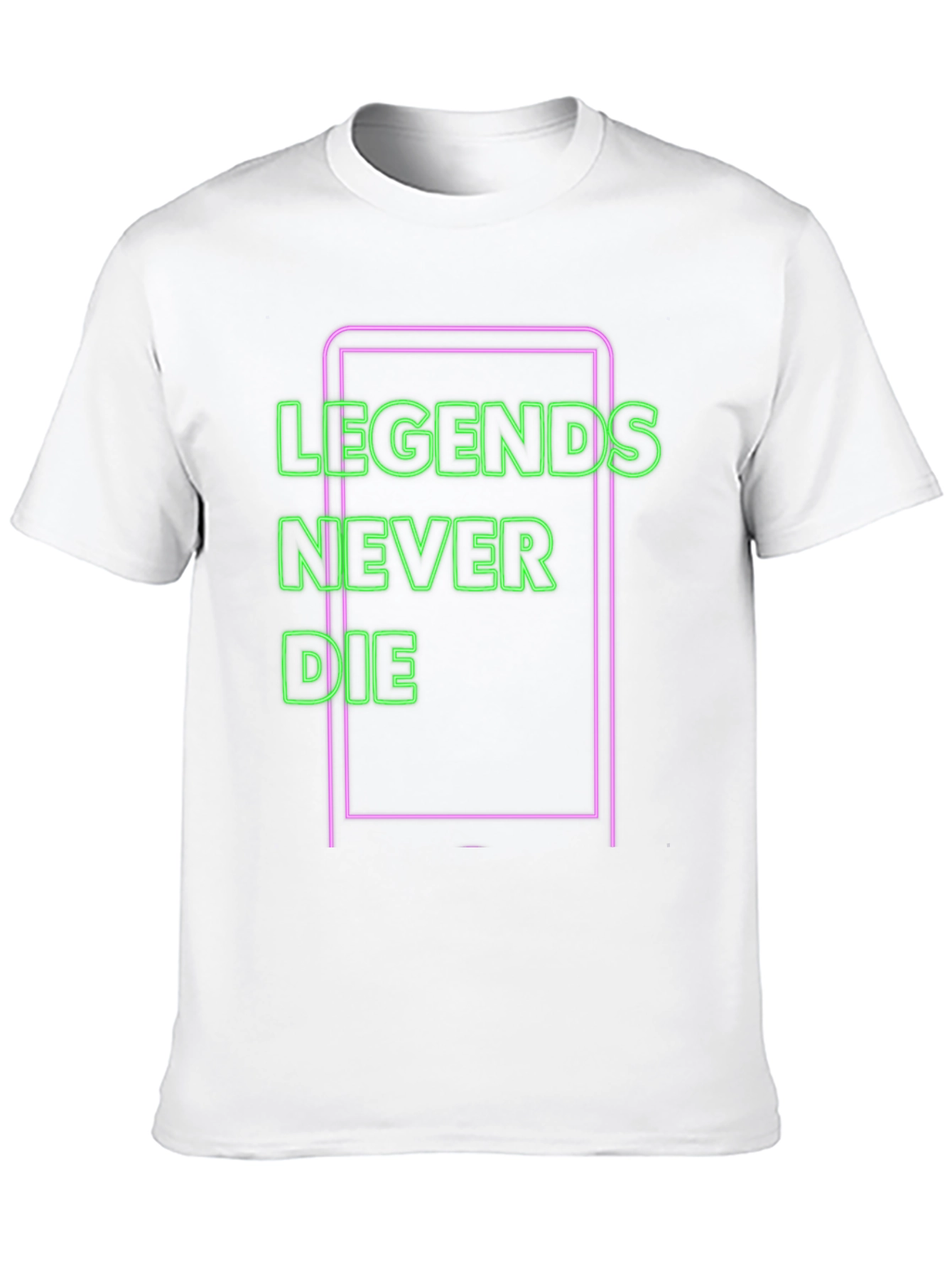 Legends Never Die Neon Graphic T-Shirt