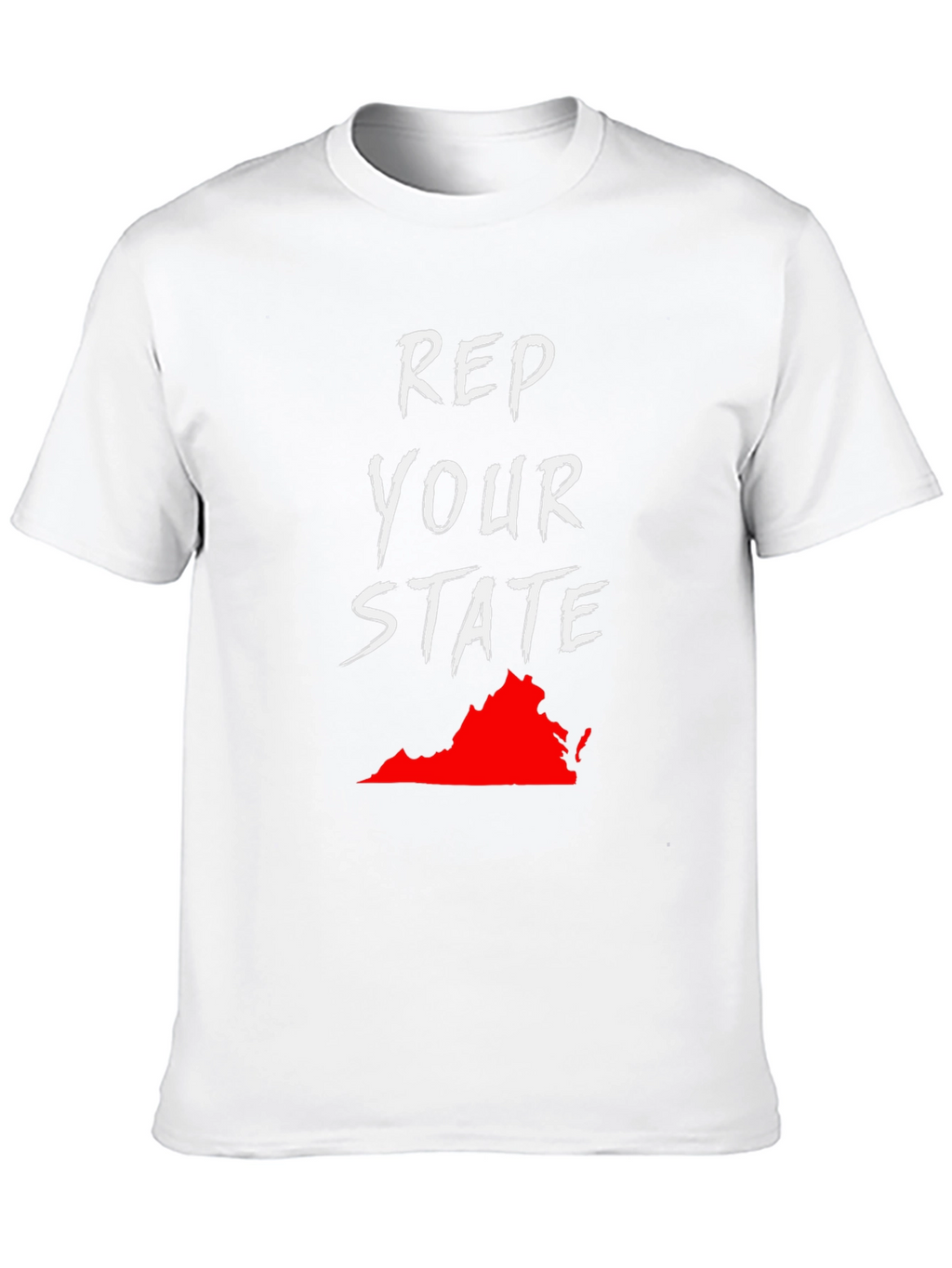 Rep Your State Black Graphic T-Shirt