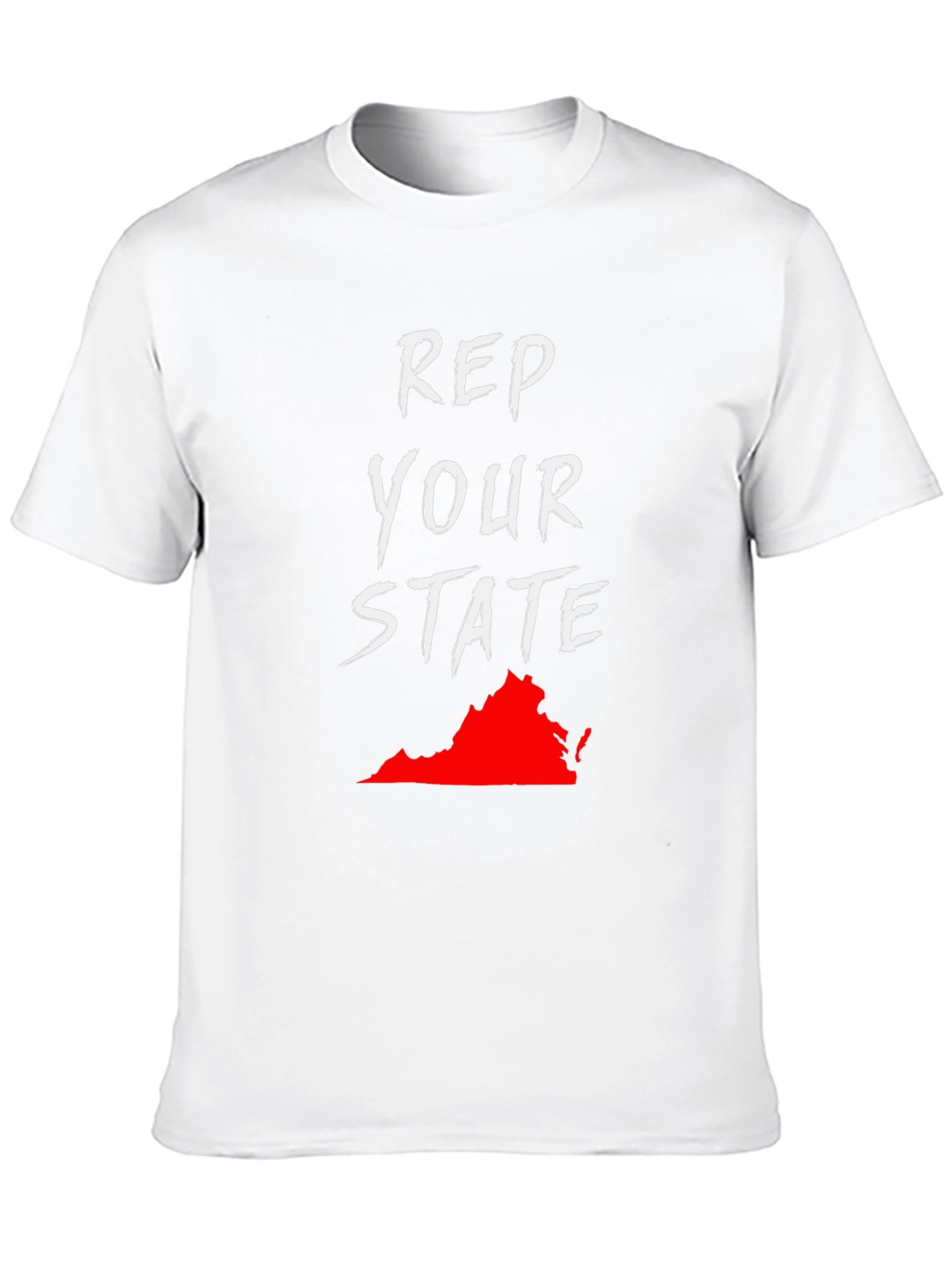 Rep Your State Black Graphic T-Shirt