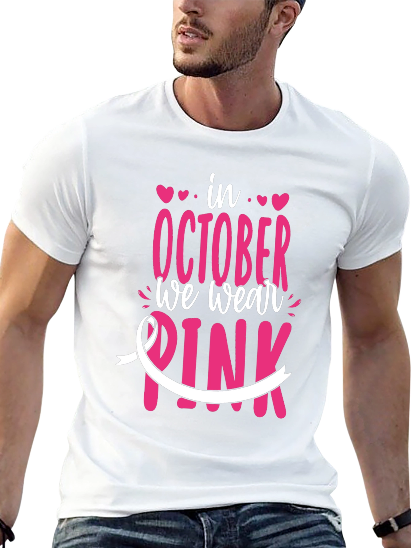 October We Wear Pink T-Shirt