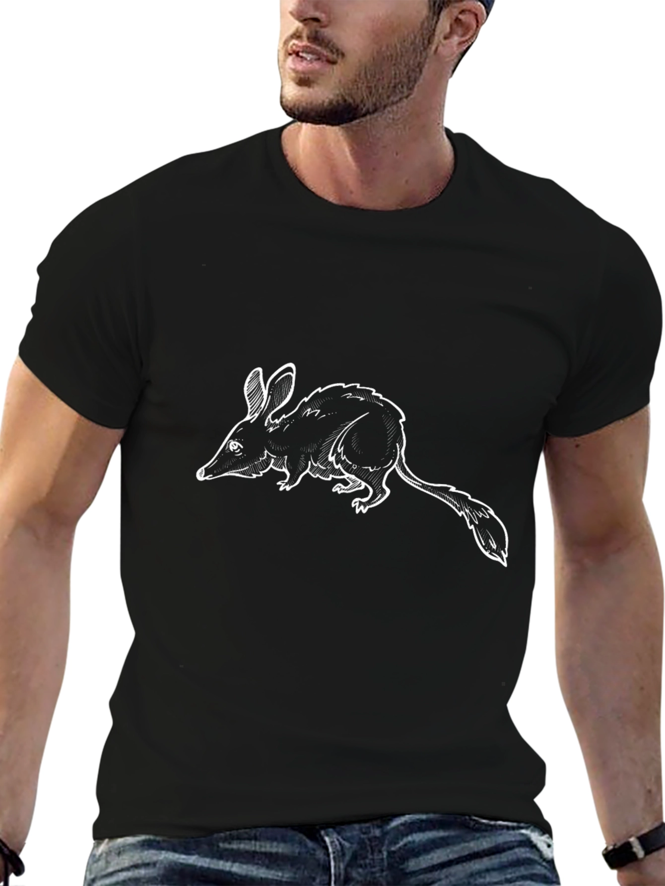 Bandicoot Graphic Tee - Mens Black T-Shirt
