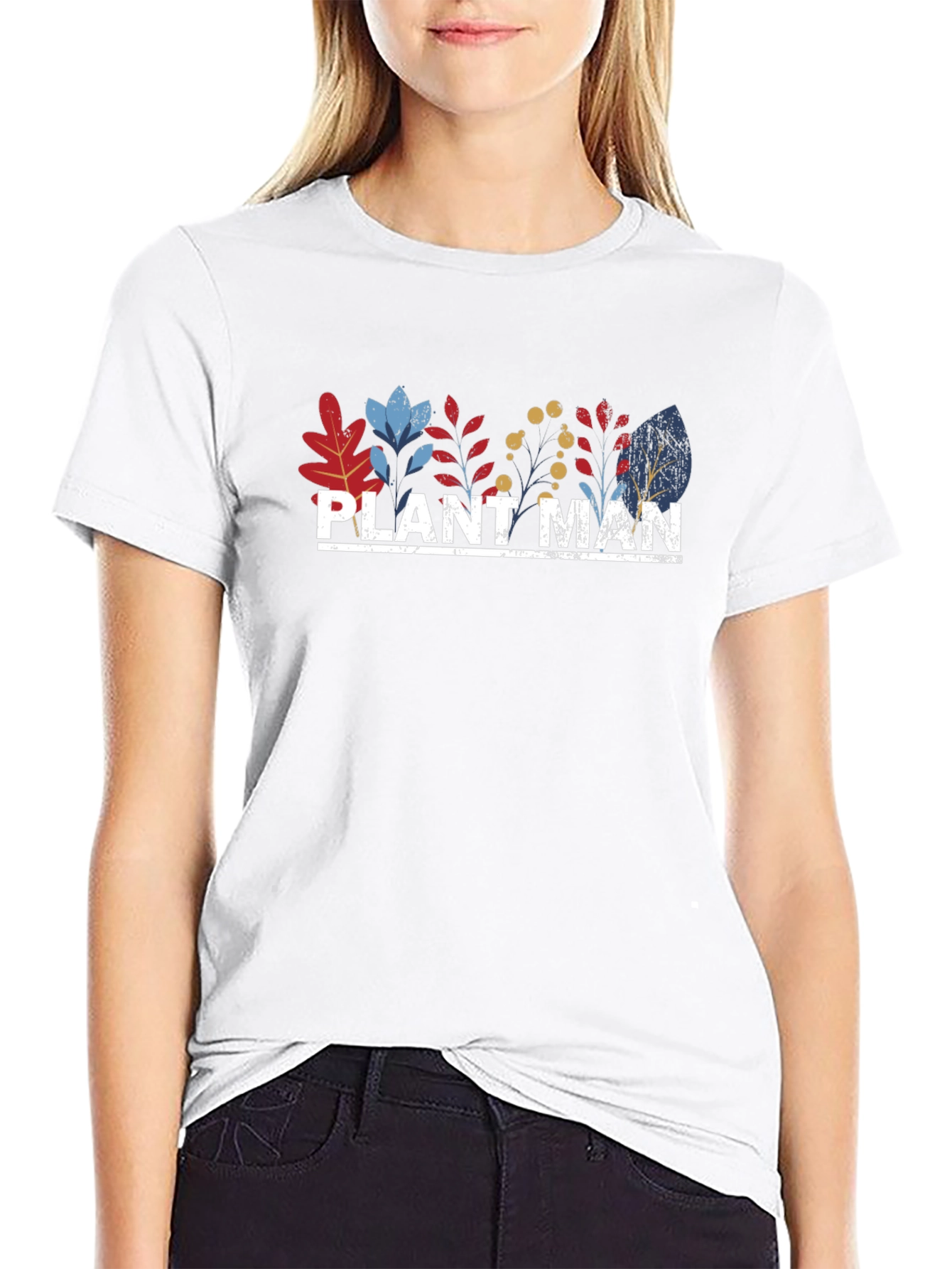 Plant Man Graphic T-Shirt Nature Lover Tee