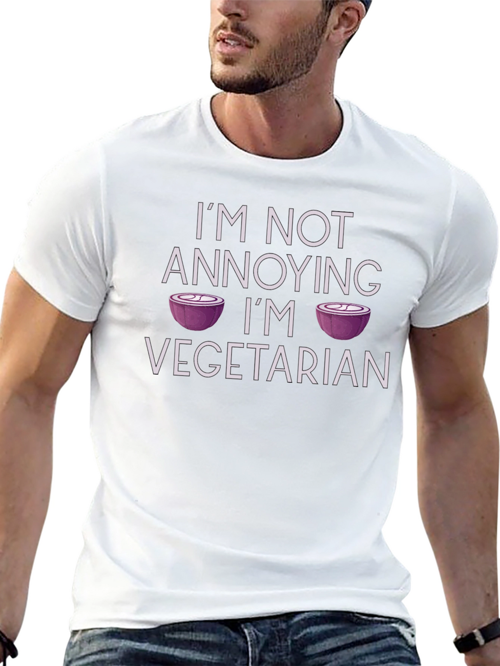 Vegetarian Humor T-Shirt - Funny Foodie Tee