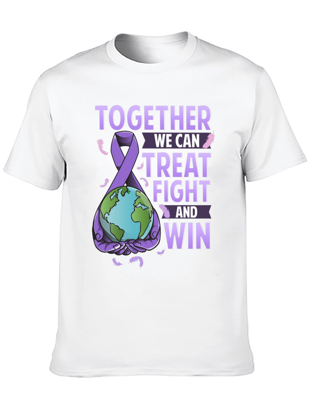 Together We Can Black Graphic T-Shirt