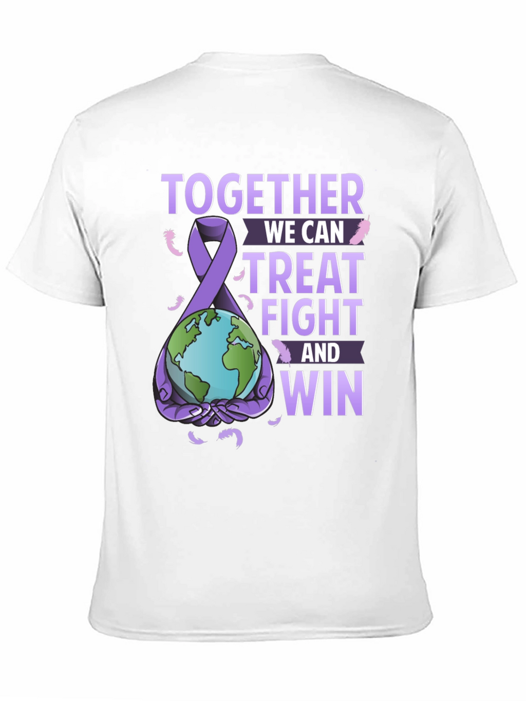 Together We Can Black Graphic T-Shirt