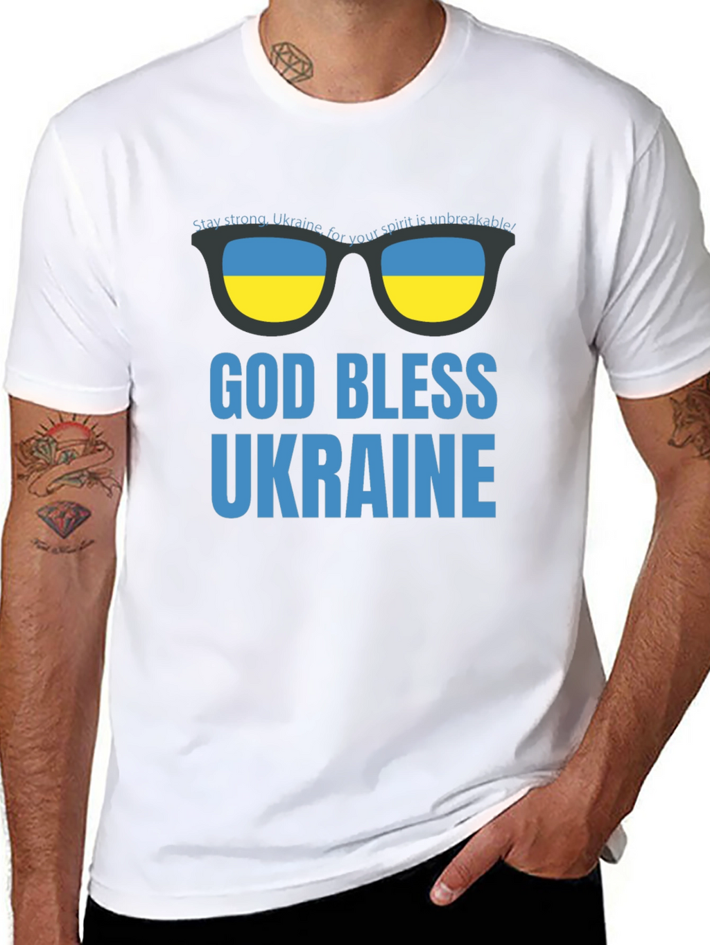 God Bless Ukraine T-Shirt - Support Ukraine