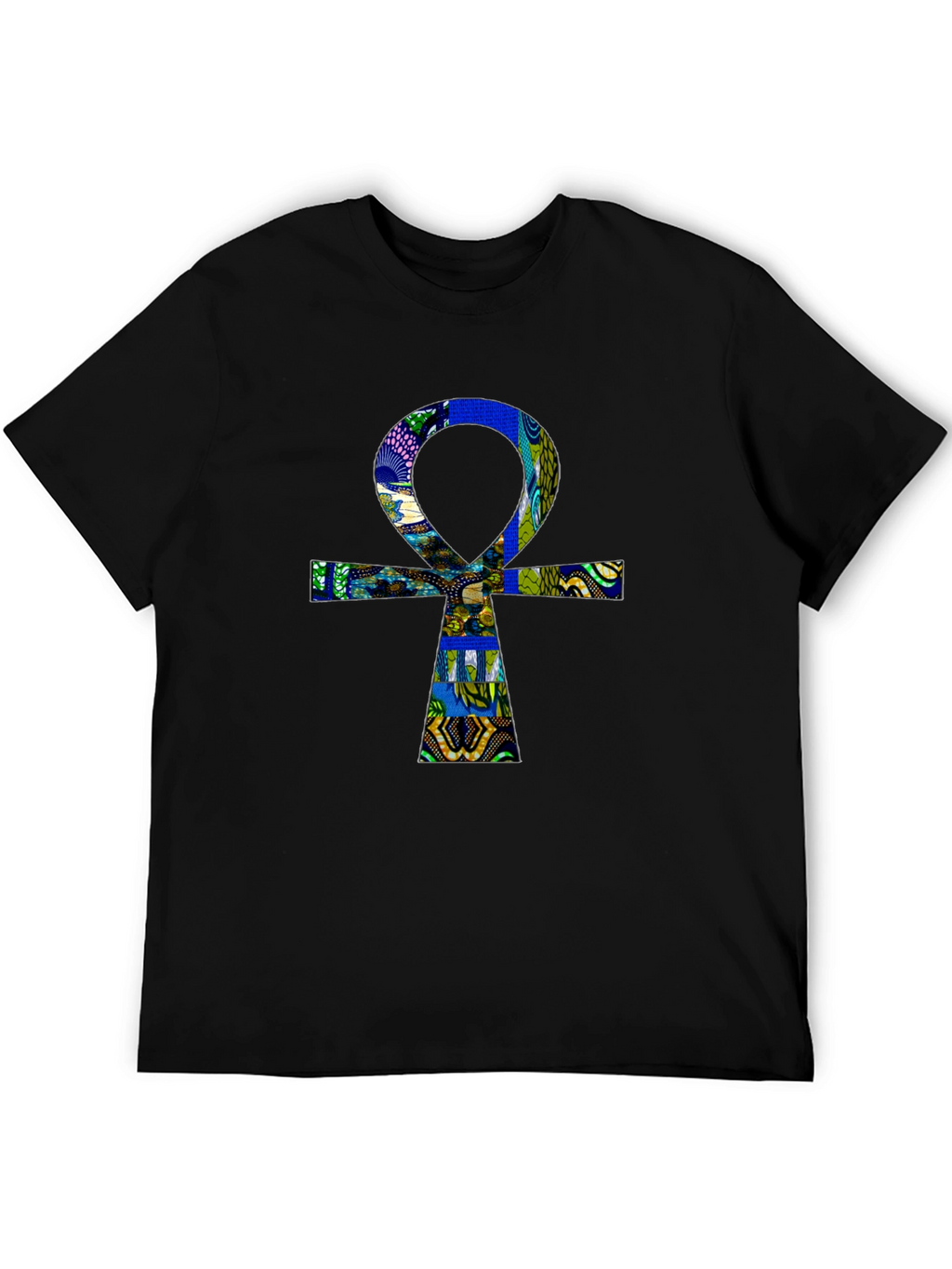 Ankh T-Shirt - Black Cotton Graphic Tee