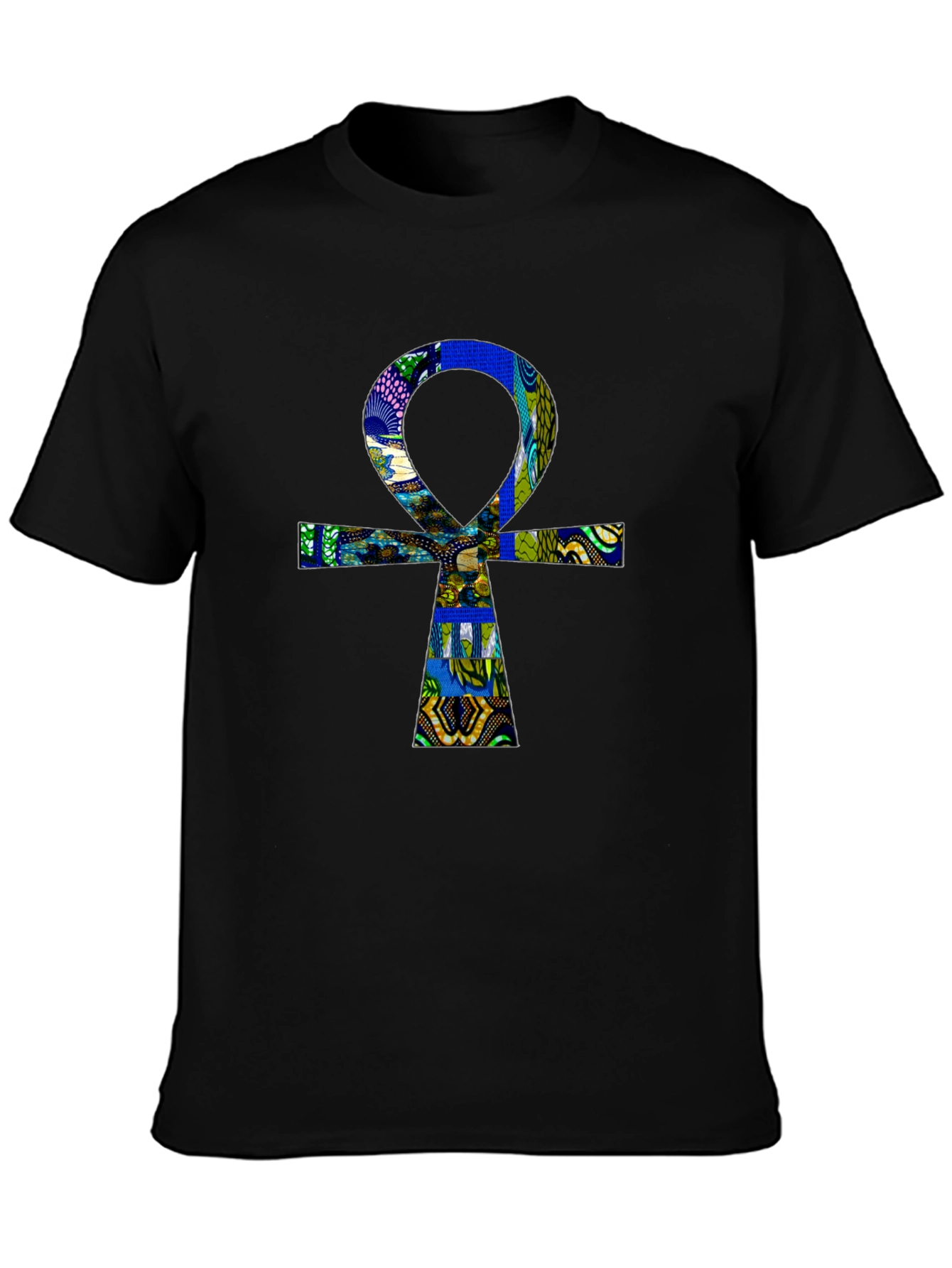 Ankh T-Shirt - Black Cotton Graphic Tee