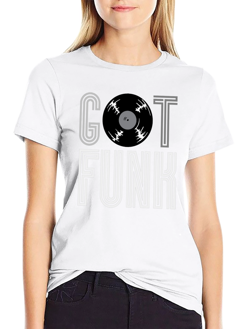 Got Funk Vinyl Record Graphic T-Shirt