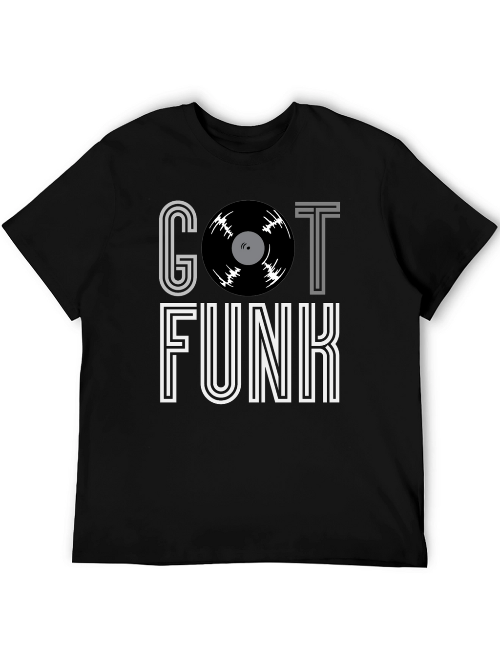 Got Funk Vinyl Record Graphic T-Shirt