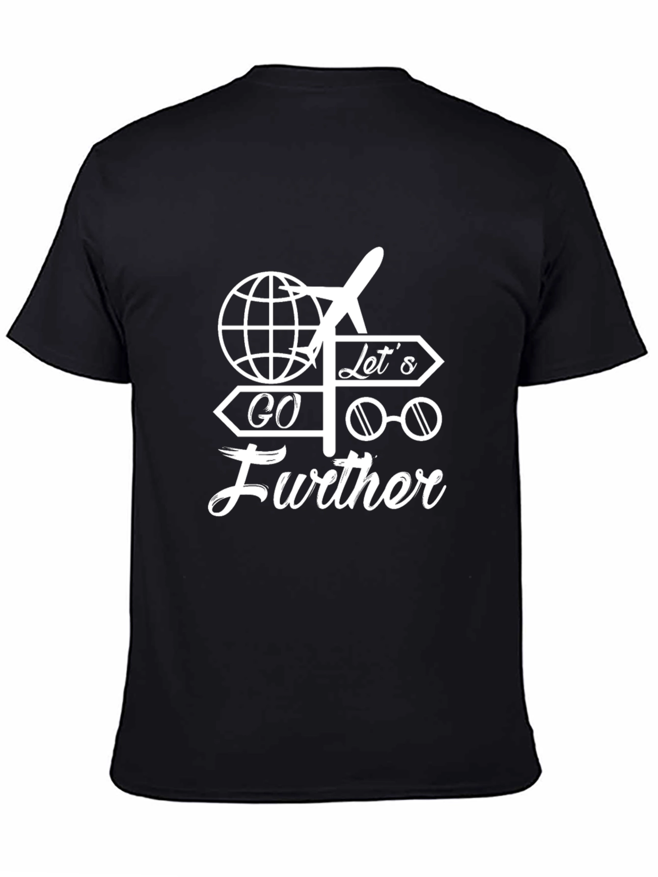 Travel Themed Graphic T-Shirt - Go Further