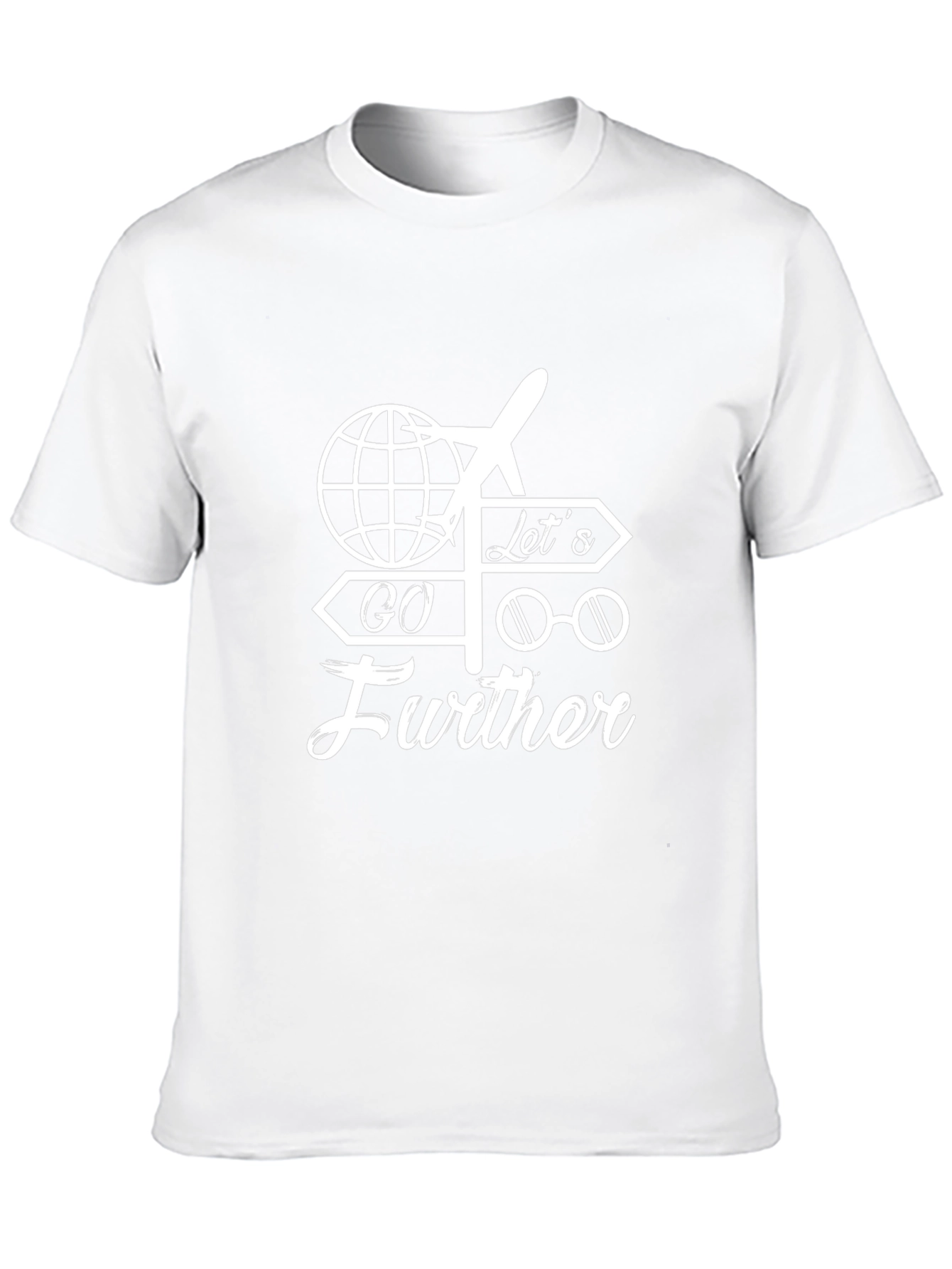 Travel Themed Graphic T-Shirt - Go Further