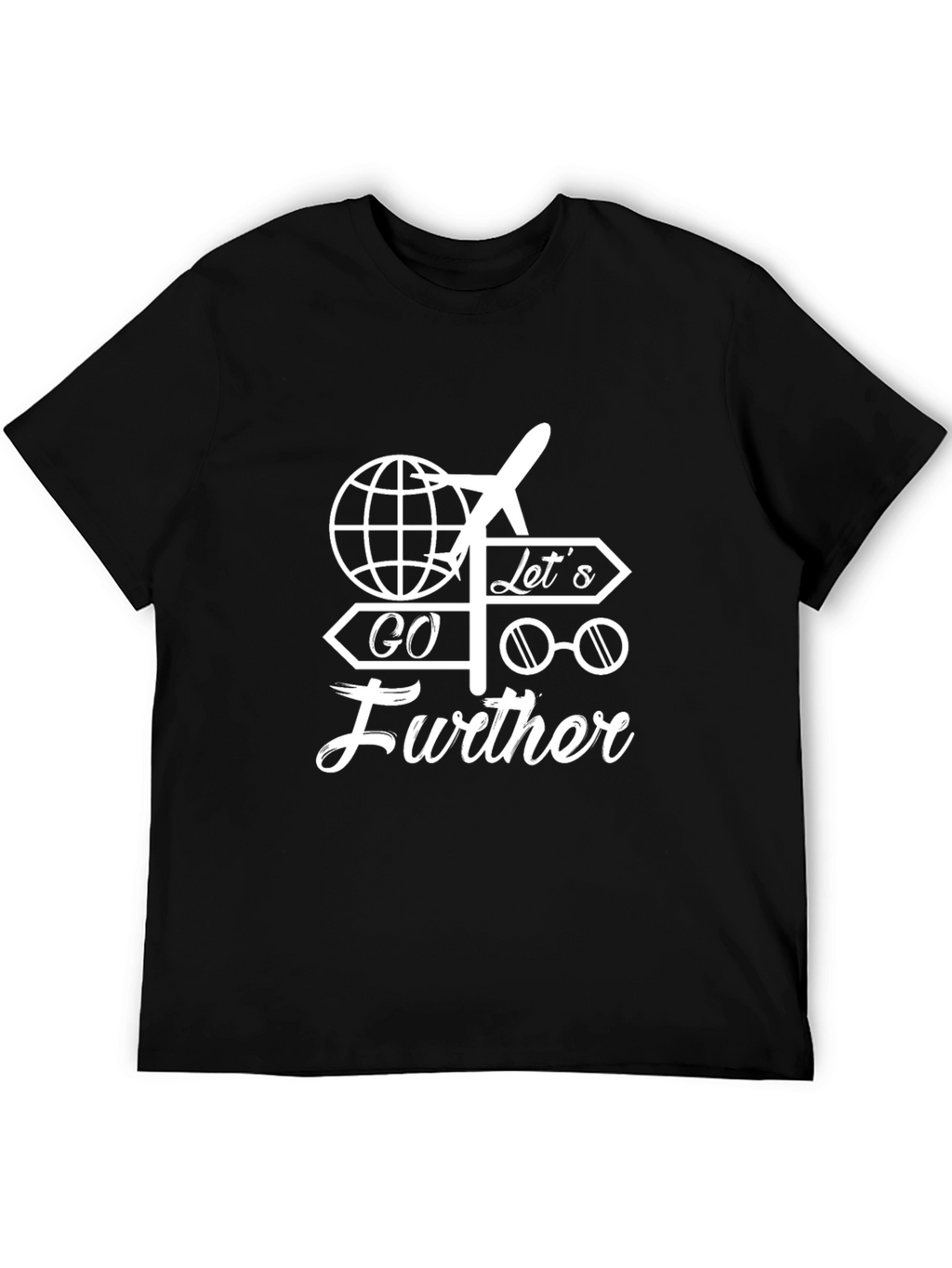 Travel Themed Graphic T-Shirt - Go Further