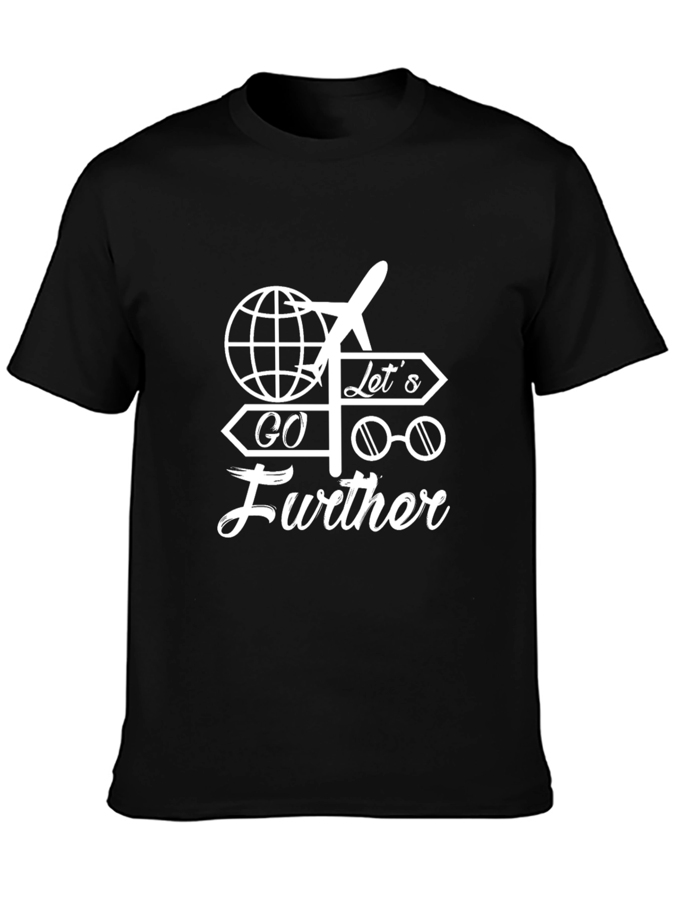 Travel Themed Graphic T-Shirt - Go Further