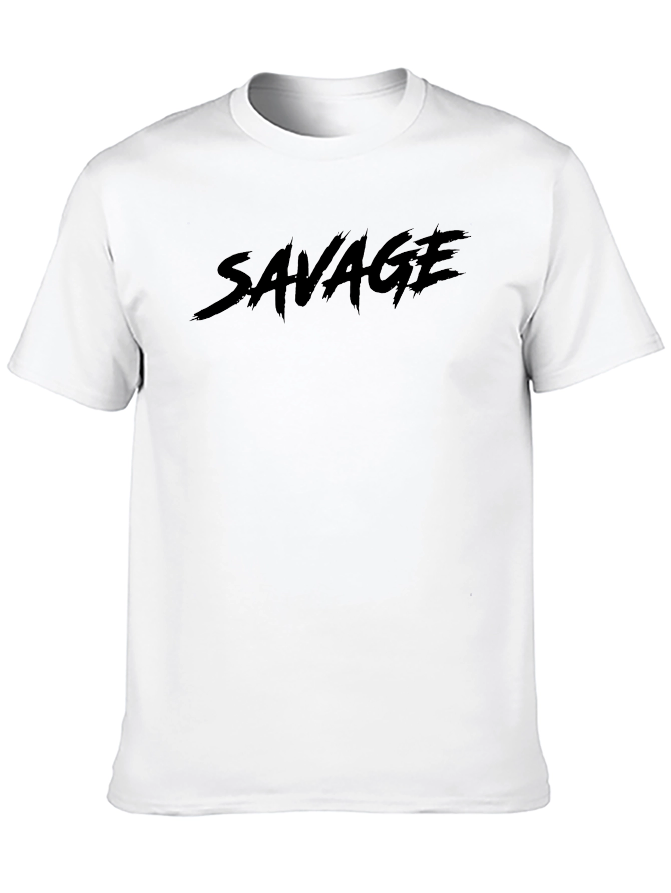Savage Graphic Print Crew Neck T-Shirt