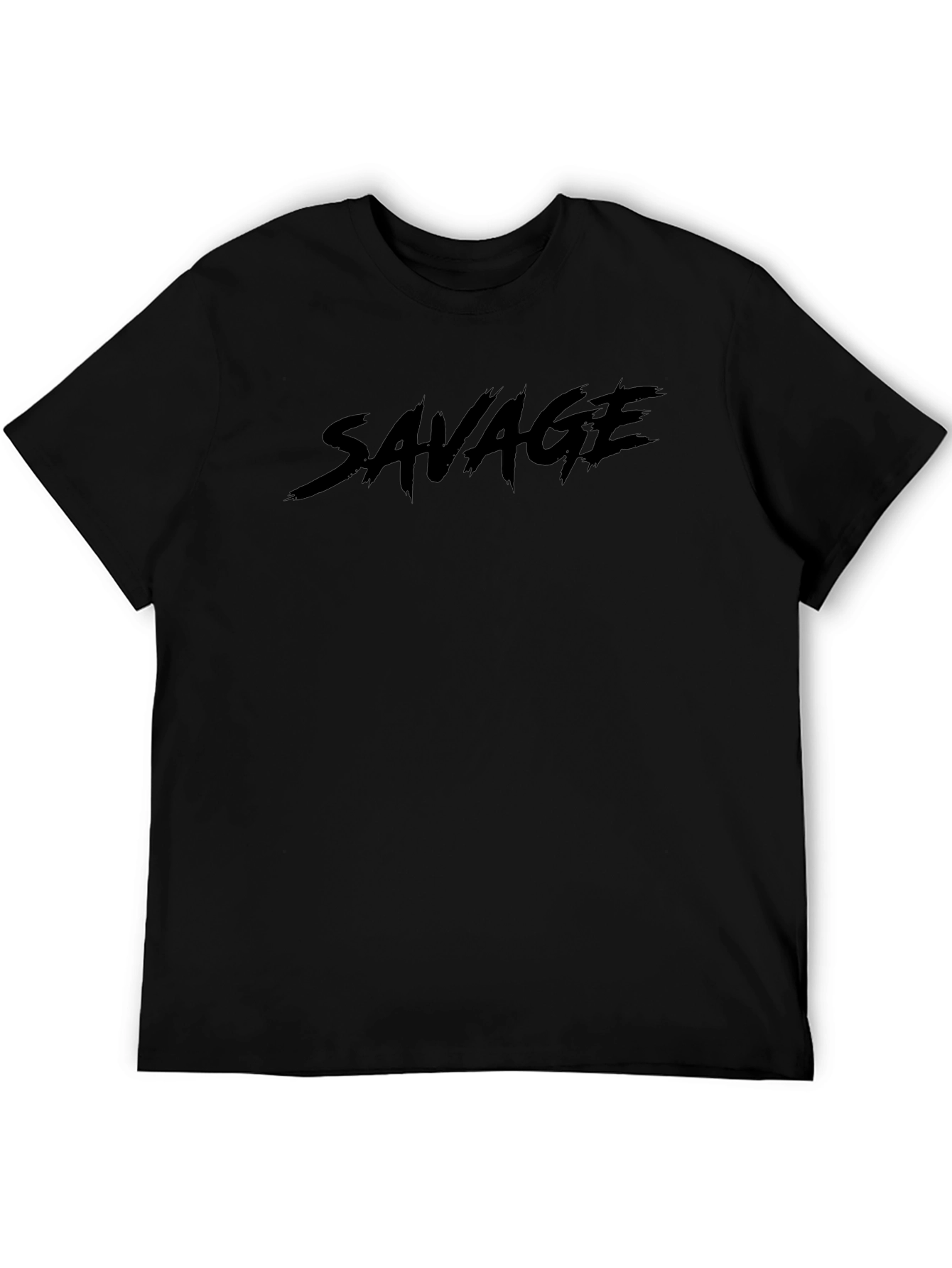 Savage Graphic Print Crew Neck T-Shirt