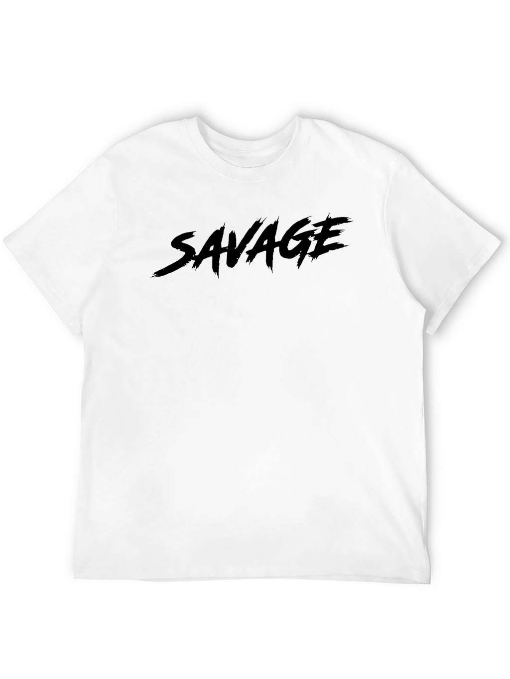 Savage Graphic Print Crew Neck T-Shirt