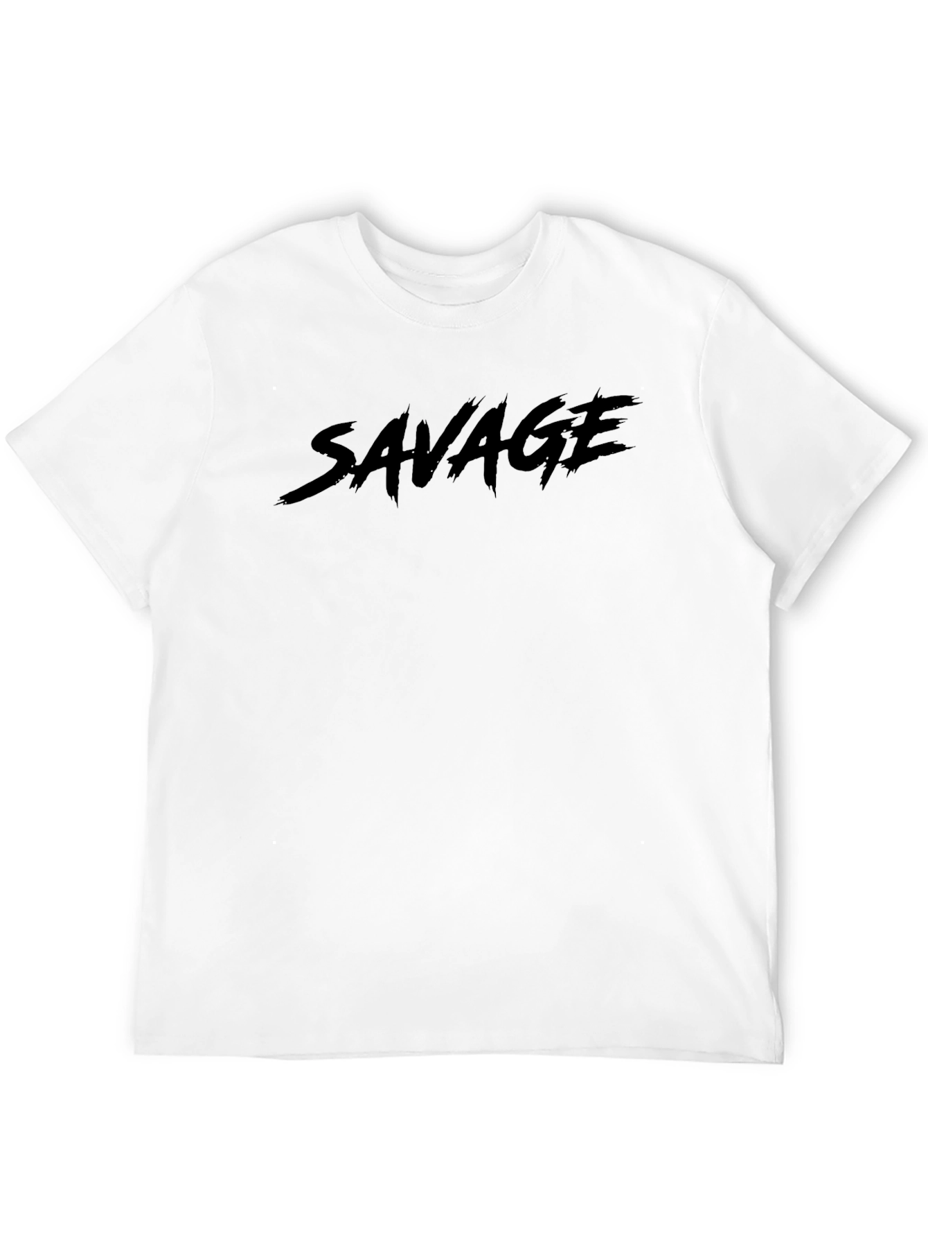 Savage Graphic Print Crew Neck T-Shirt