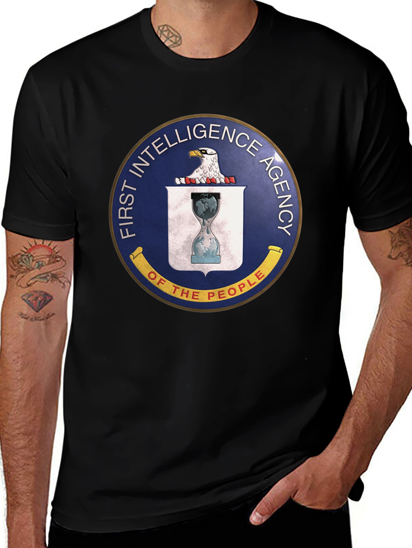 First Intelligence Agency T-Shirt - Black
