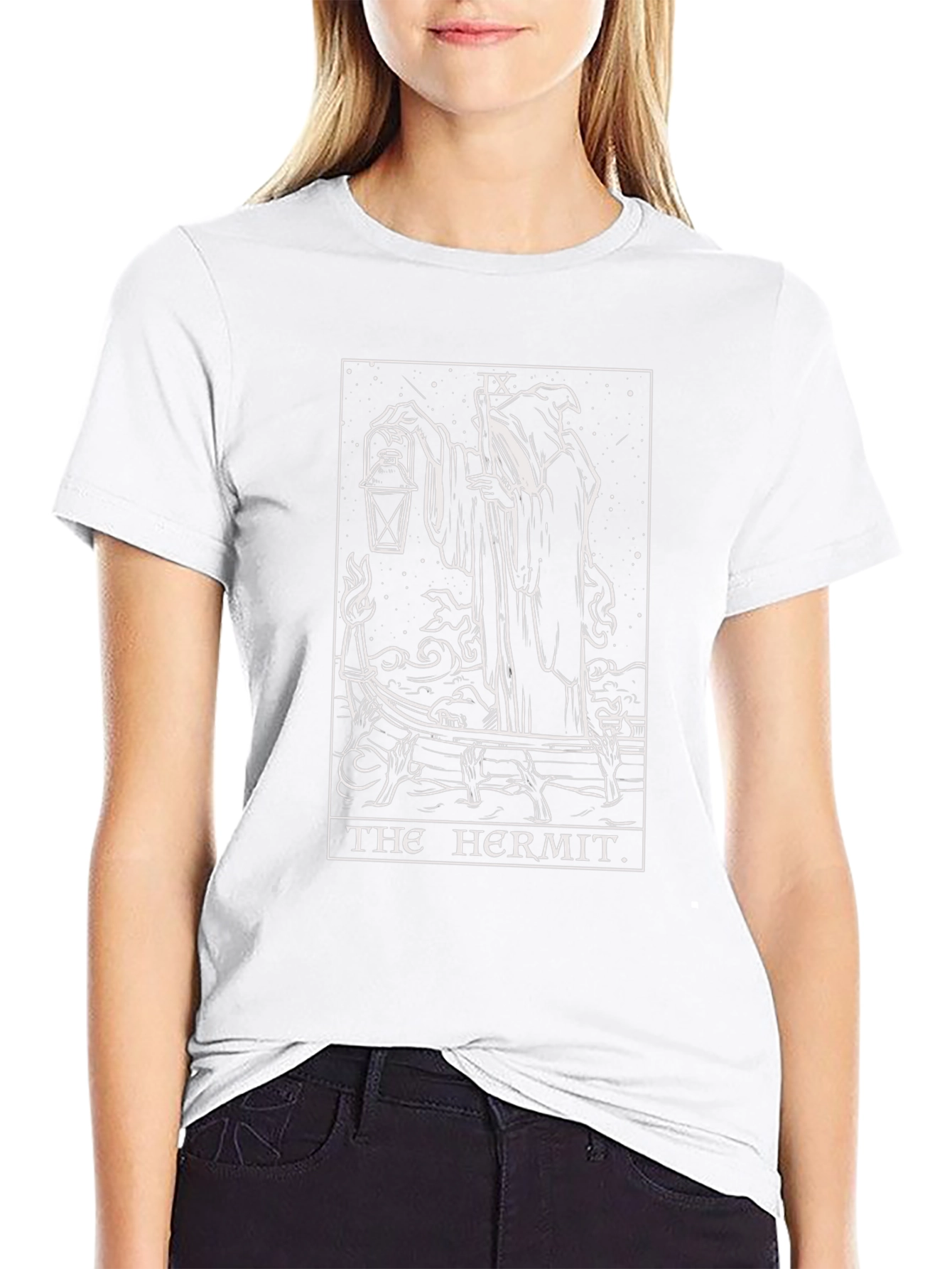 The Hermit Tarot Card T-Shirt