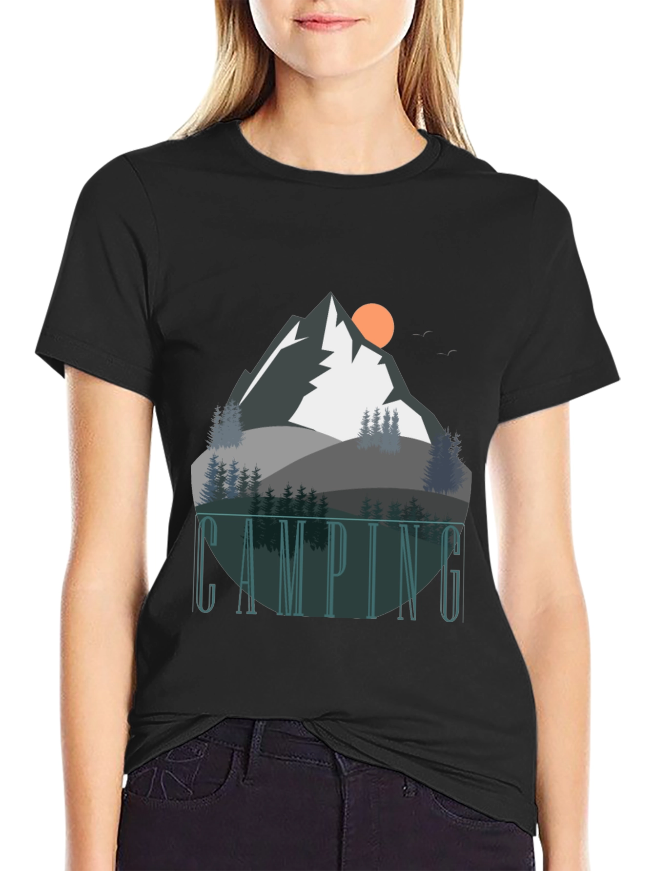 Camping Graphic Tee - Mountain Adventure Shirt