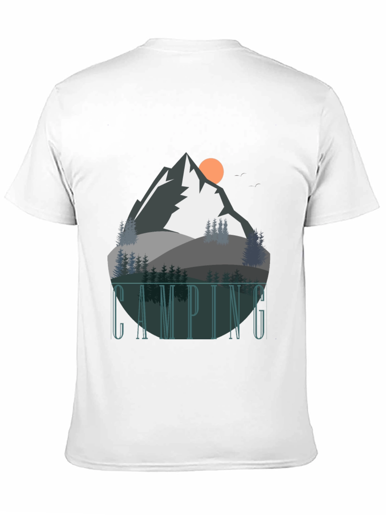 Camping Graphic Tee - Mountain Adventure Shirt