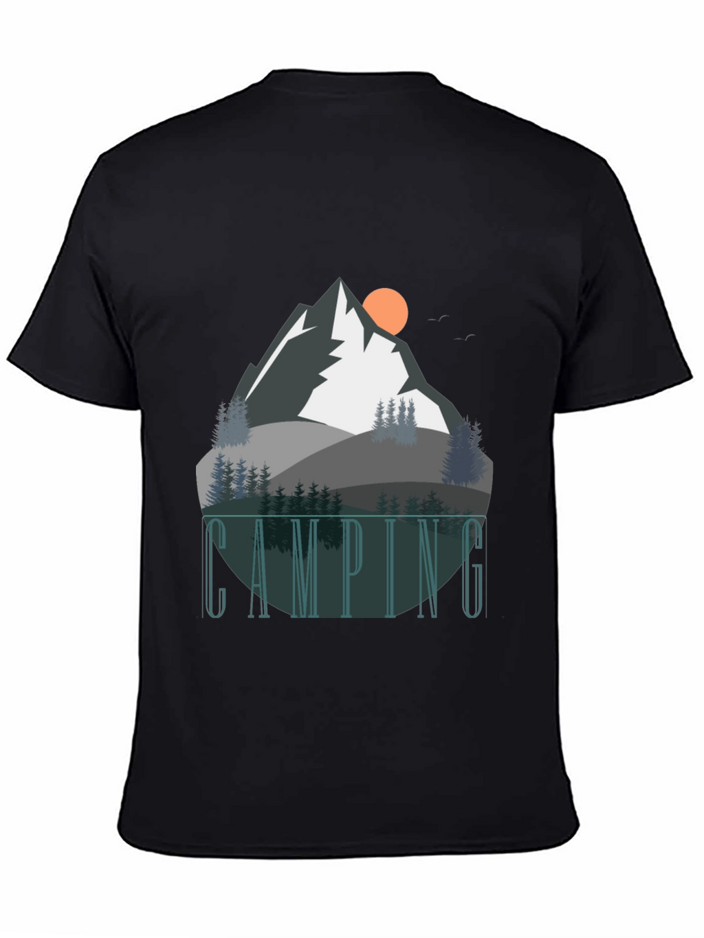 Camping Graphic Tee - Mountain Adventure Shirt