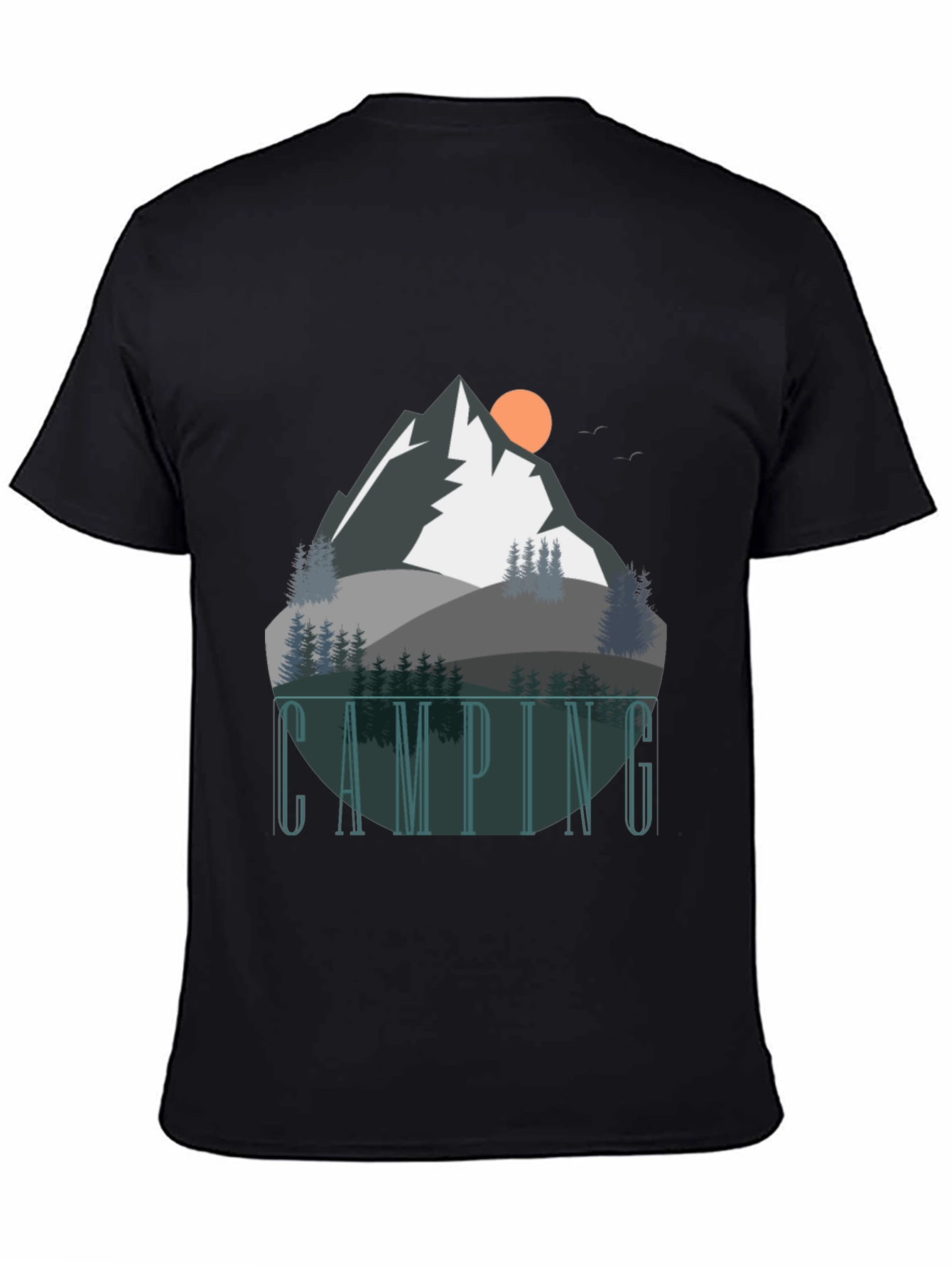Camping Graphic Tee - Mountain Adventure Shirt