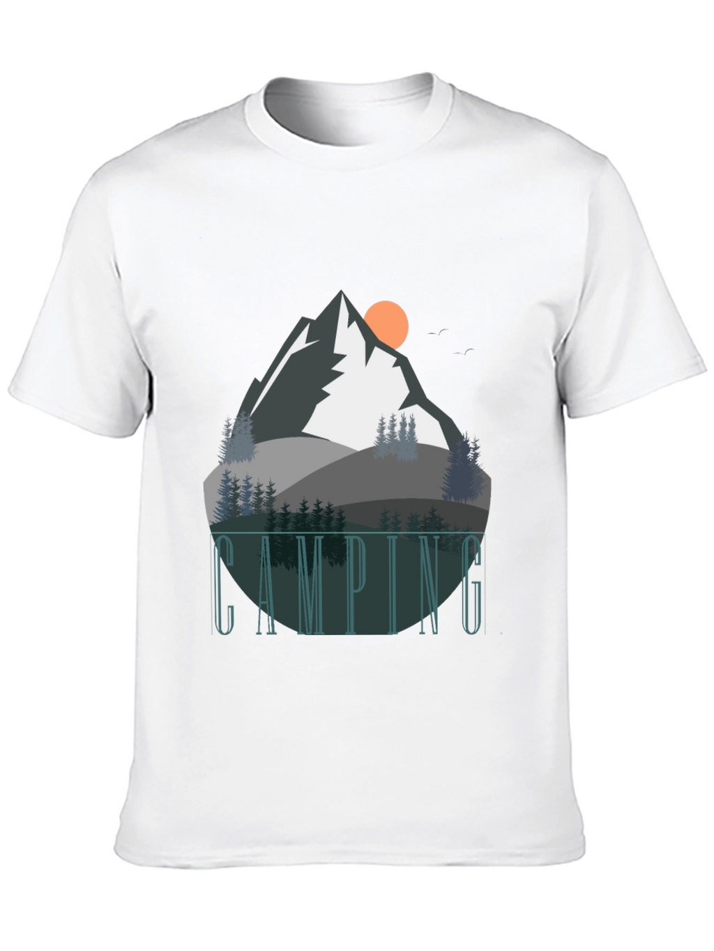 Camping Graphic Tee - Mountain Adventure Shirt