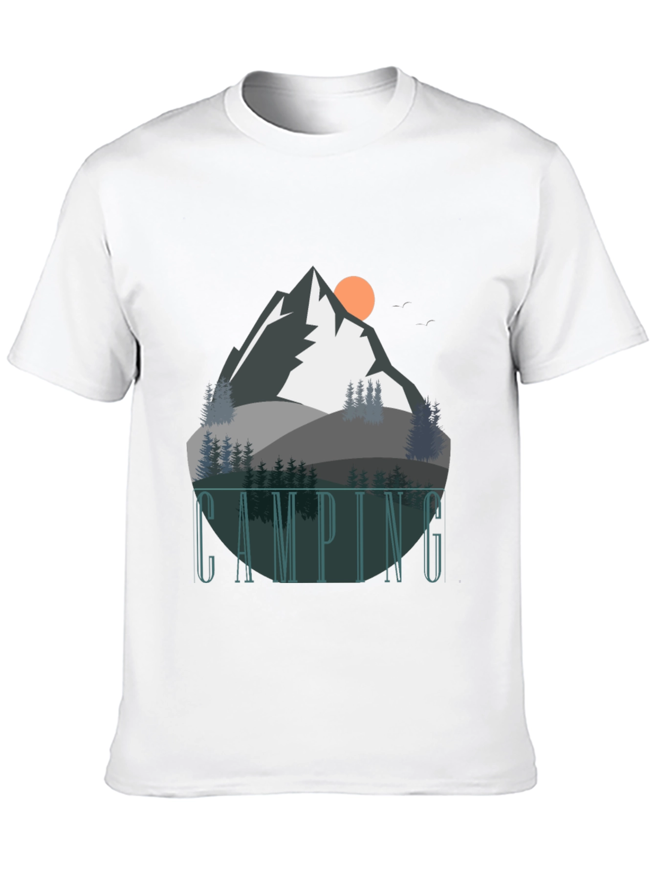 Camping Graphic Tee - Mountain Adventure Shirt