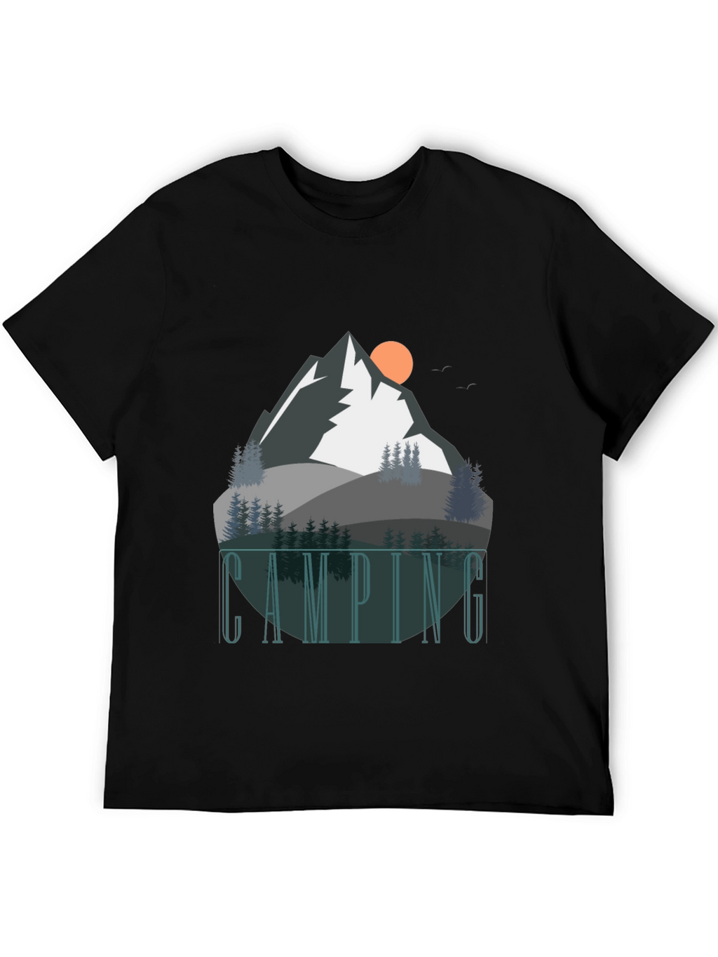 Camping Graphic Tee - Mountain Adventure Shirt