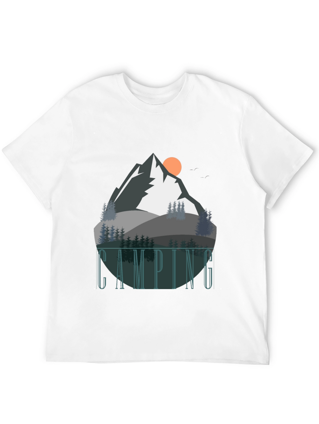Camping Graphic Tee - Mountain Adventure Shirt