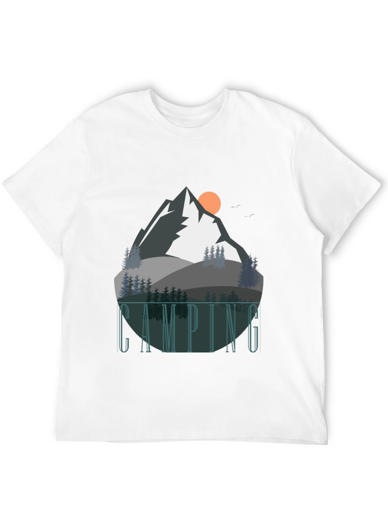 Camping Graphic Tee - Mountain Adventure Shirt