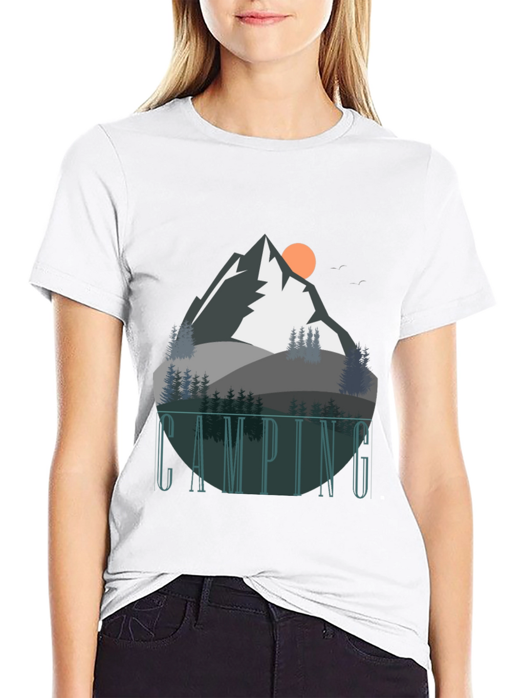 Camping Graphic Tee - Mountain Adventure Shirt