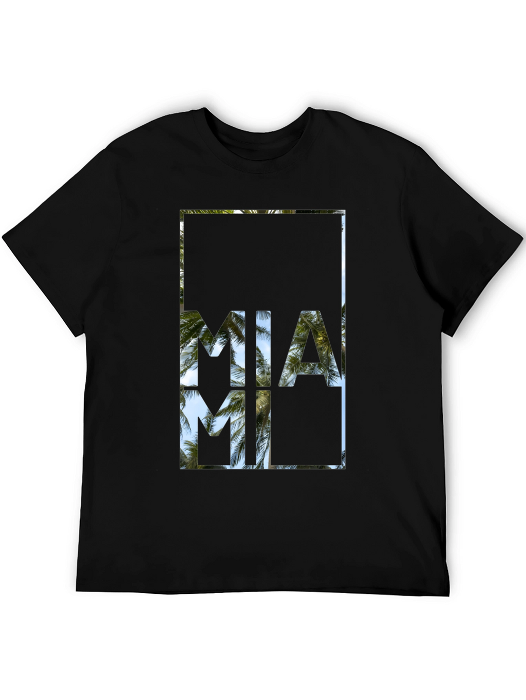 Miami Palm Tree T-Shirt - Island Vibes
