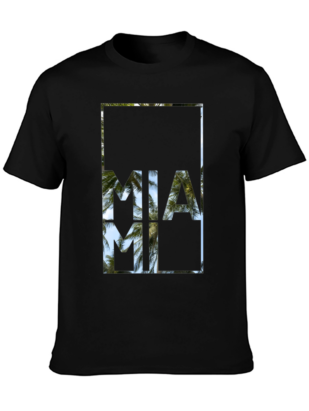 Miami Palm Tree T-Shirt - Island Vibes