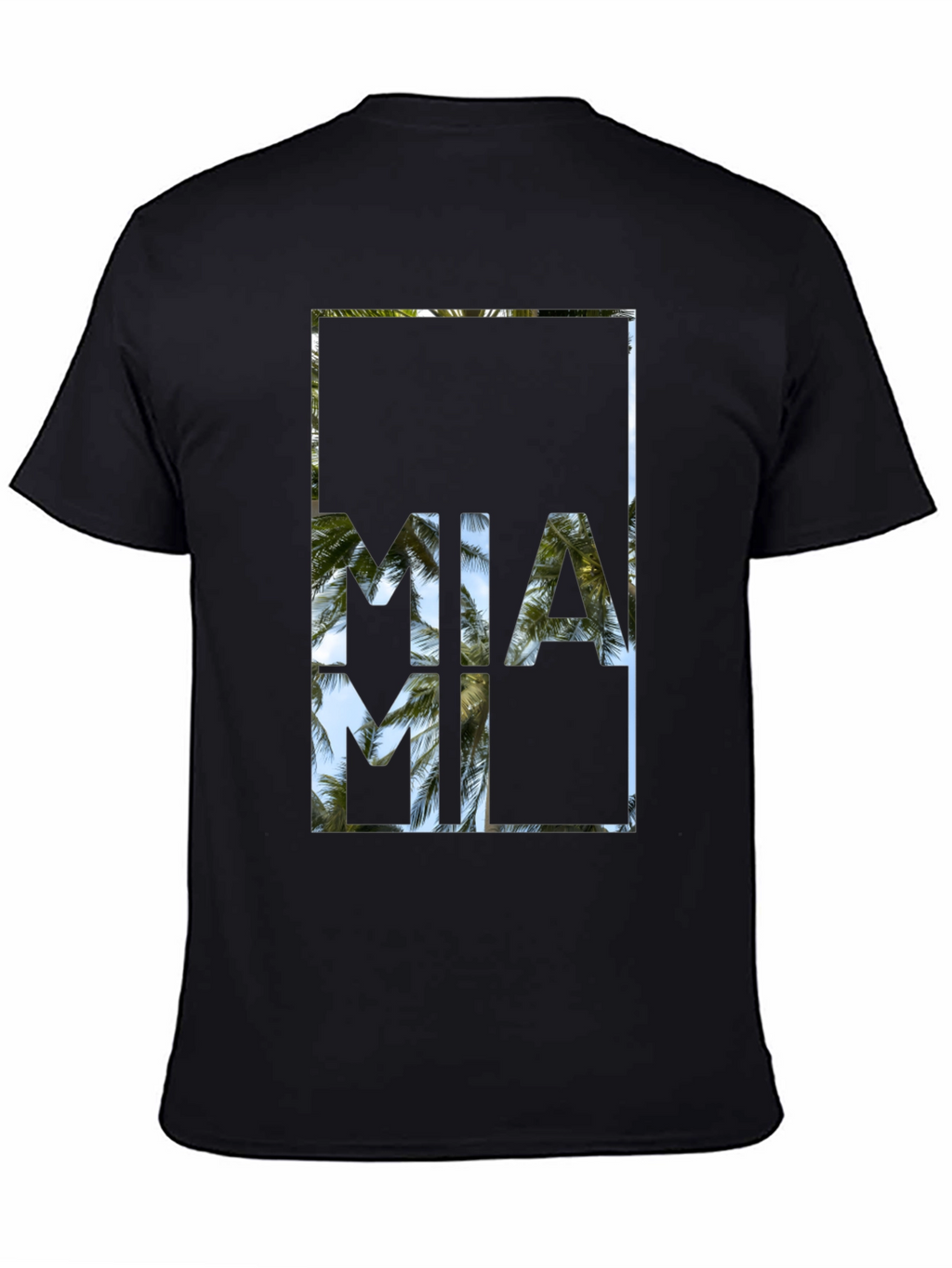 Miami Palm Tree T-Shirt - Island Vibes