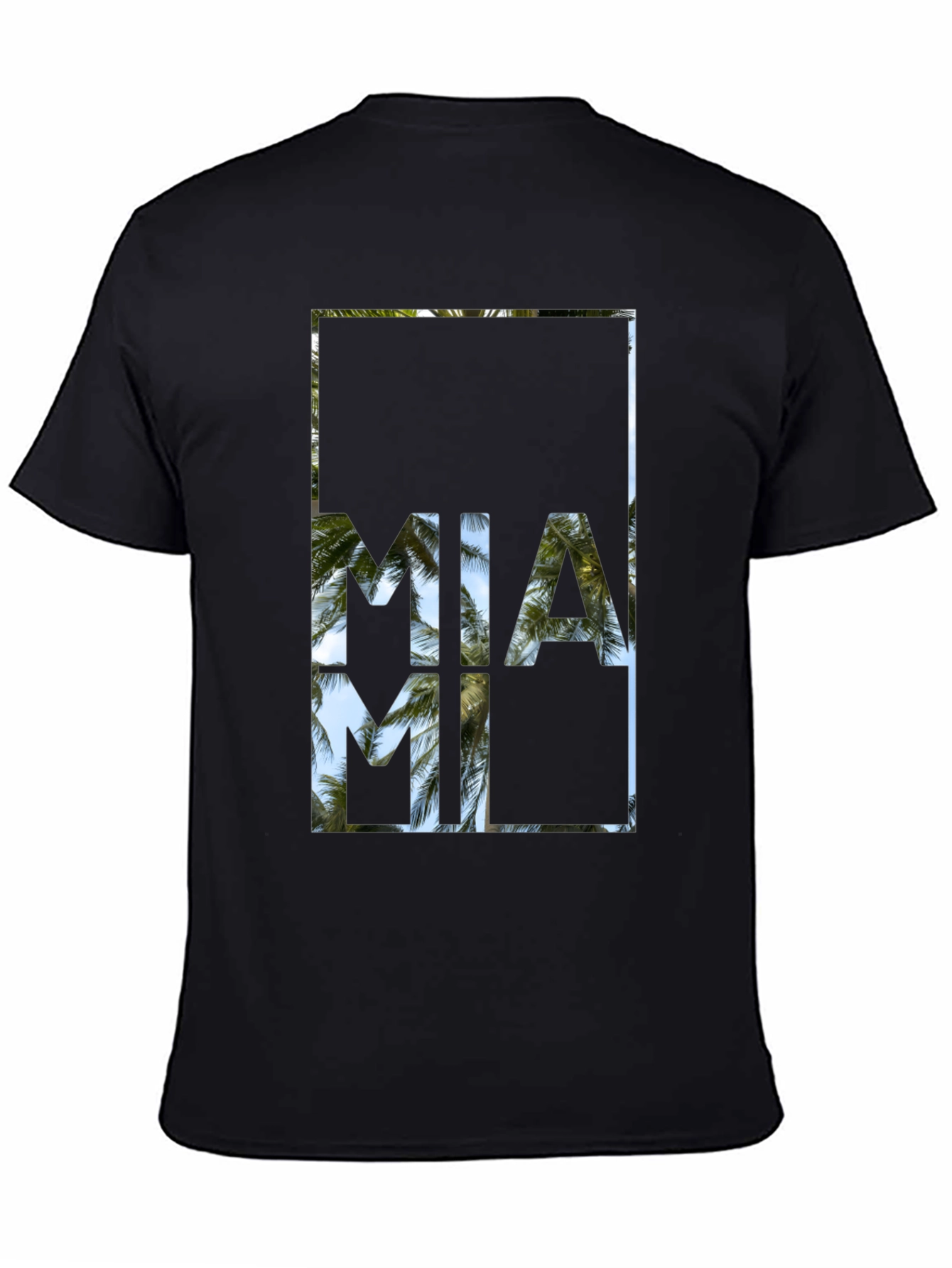 Miami Palm Tree T-Shirt - Island Vibes