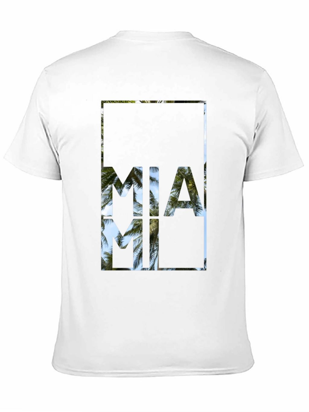 Miami Palm Tree T-Shirt - Island Vibes