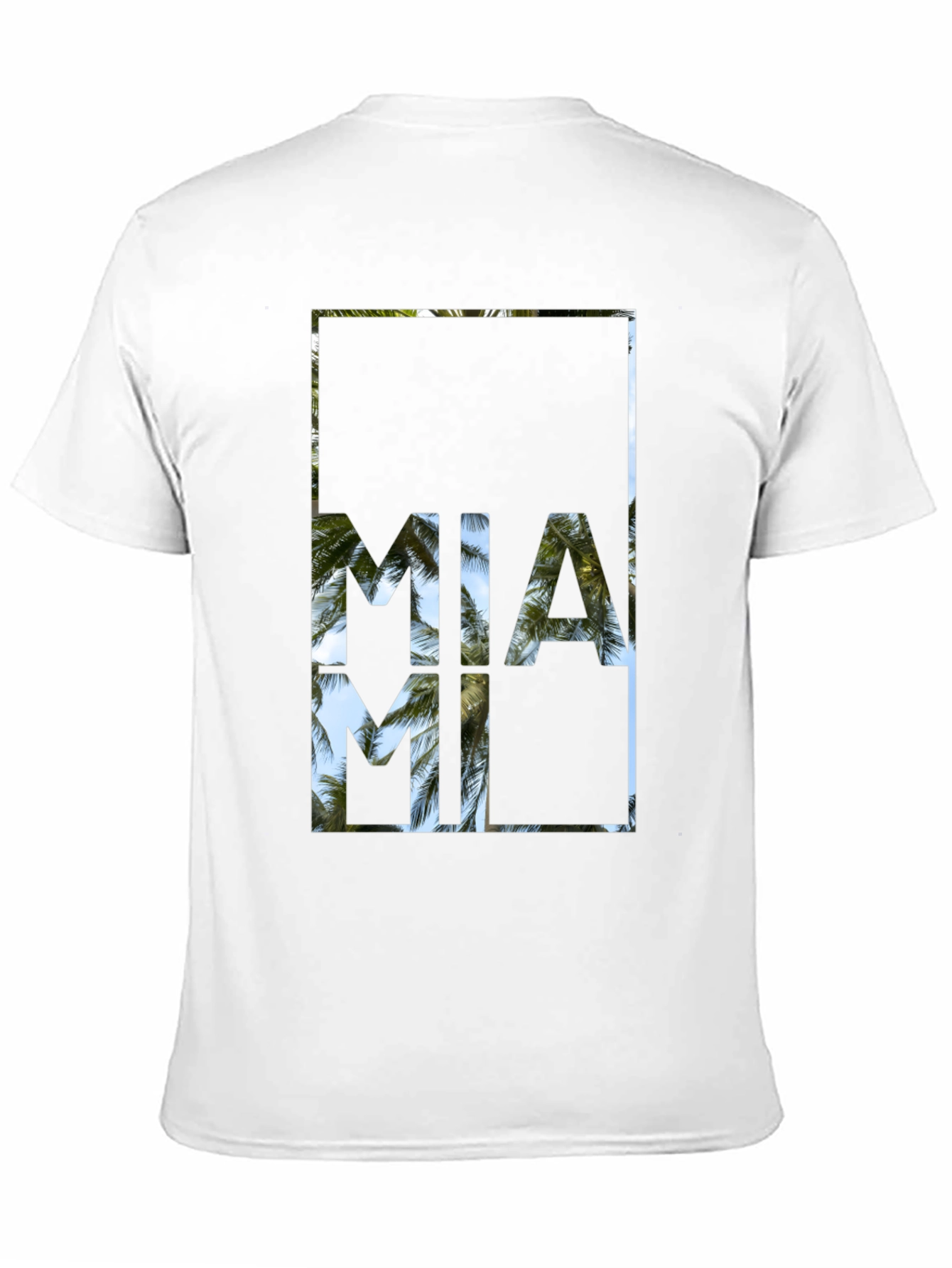 Miami Palm Tree T-Shirt - Island Vibes