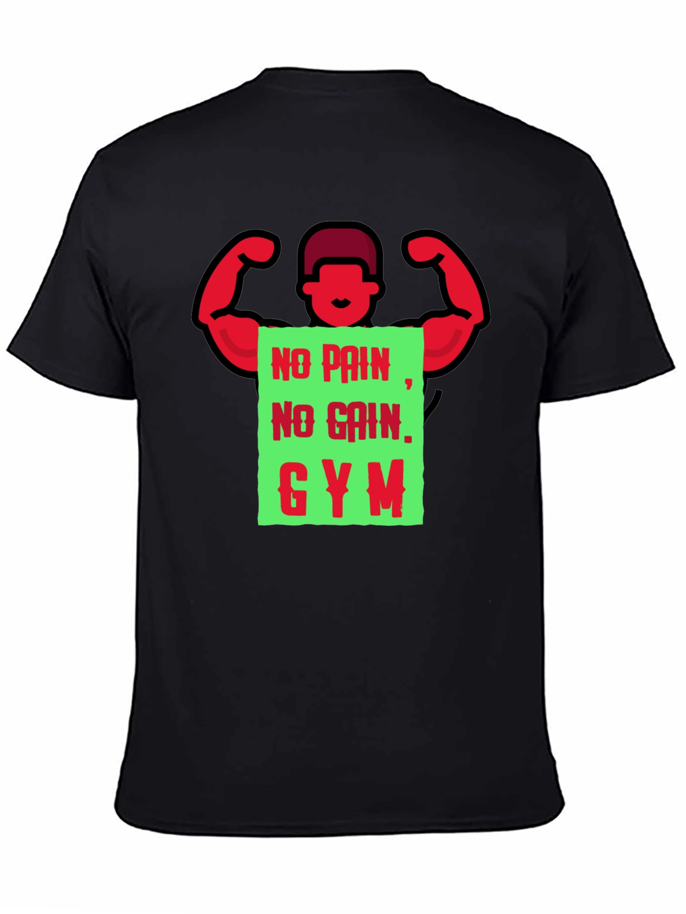 Gym Motivation T-Shirt - No Pain No Gain