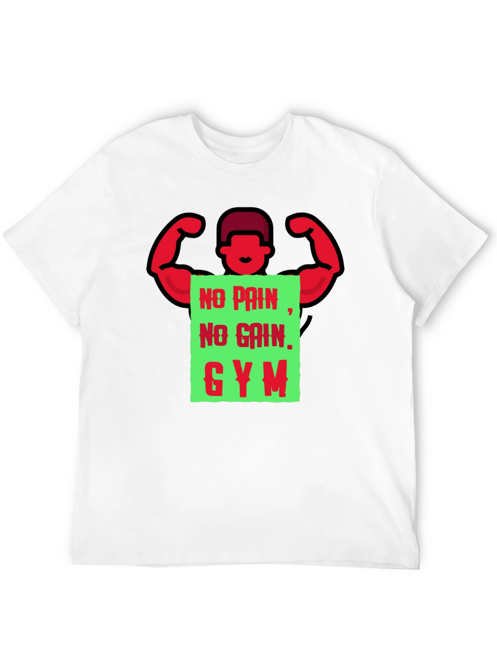 Gym Motivation T-Shirt - No Pain No Gain