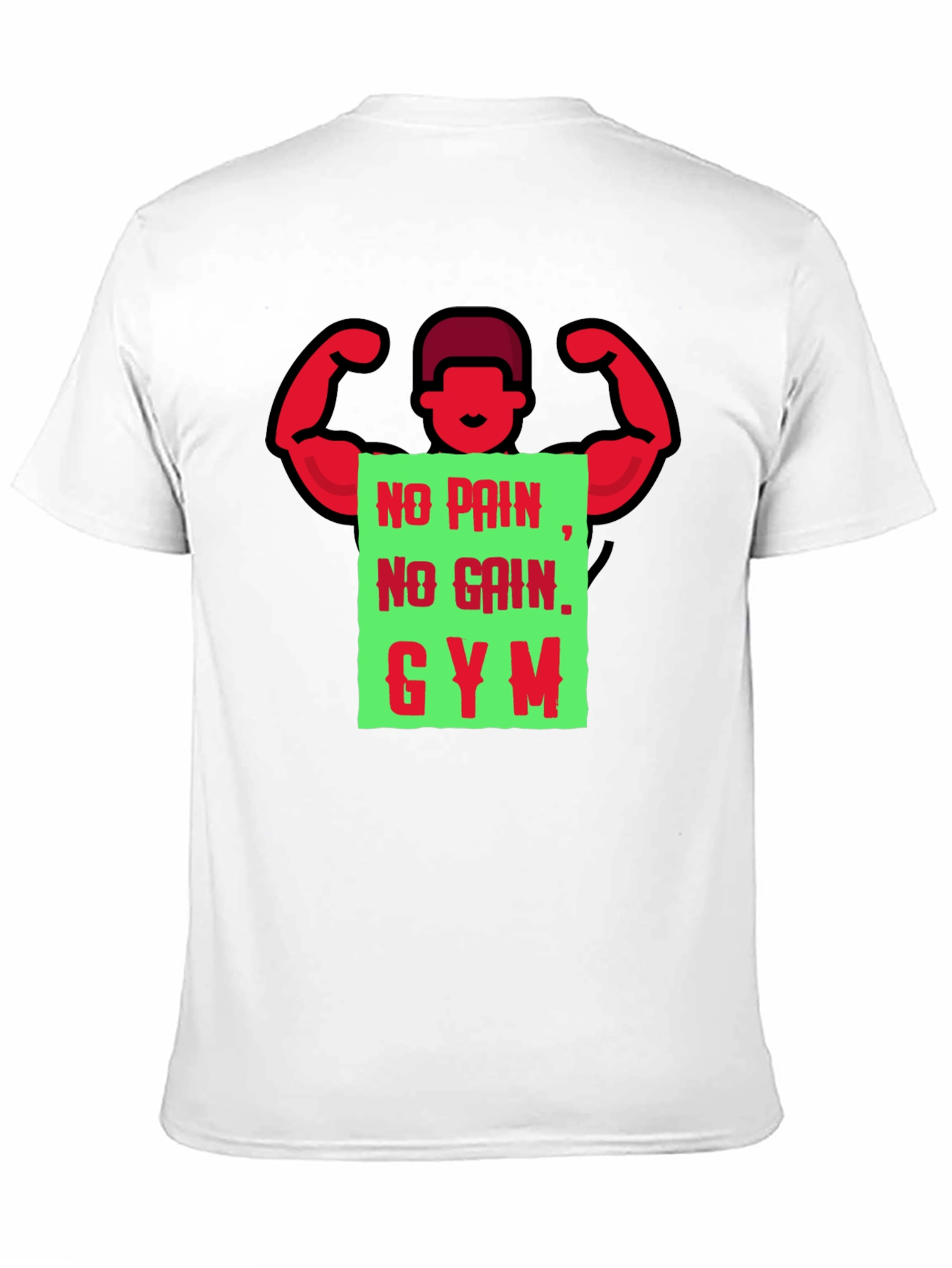 Gym Motivation T-Shirt - No Pain No Gain