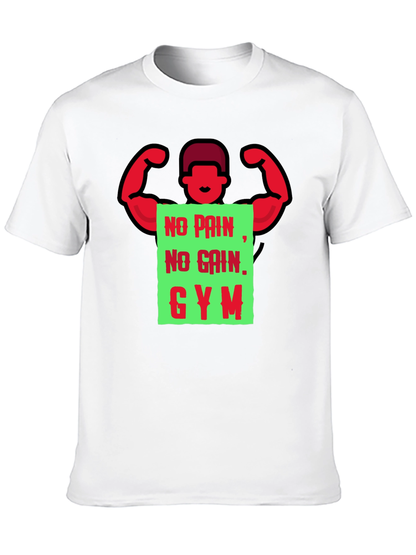Gym Motivation T-Shirt - No Pain No Gain