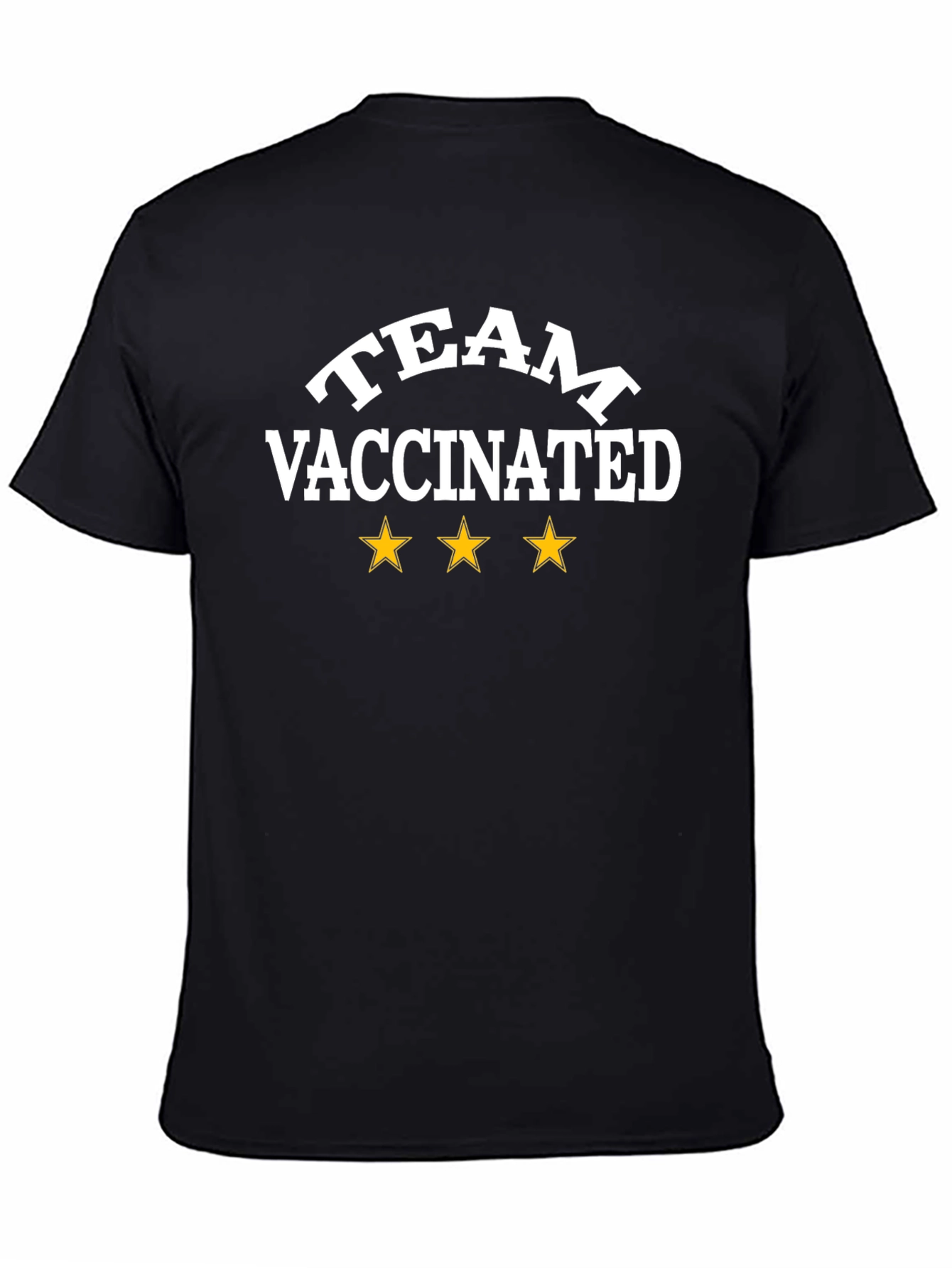Team Vaccinated Graphic Tee - Black