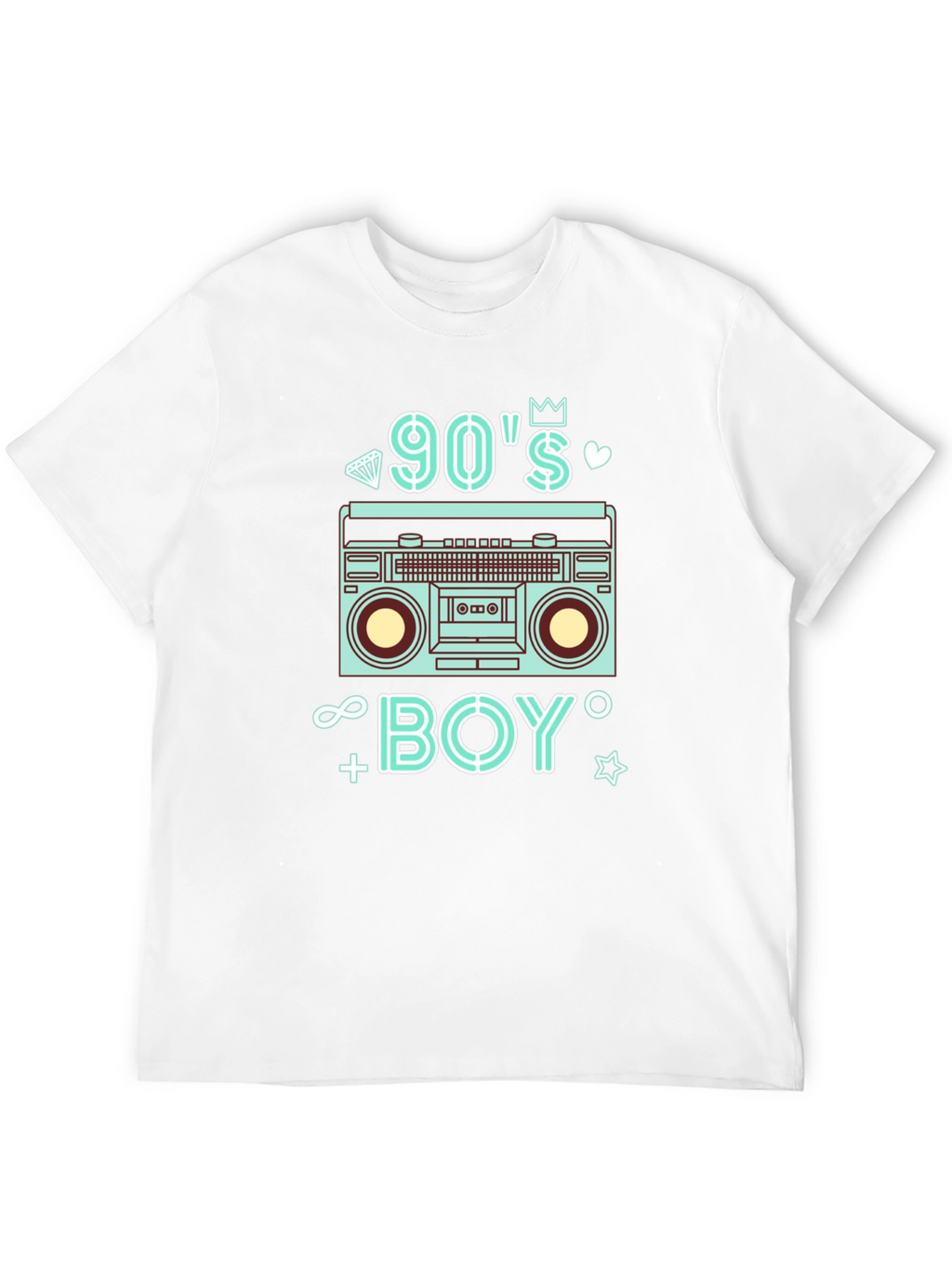90s Boy Black Graphic Tee